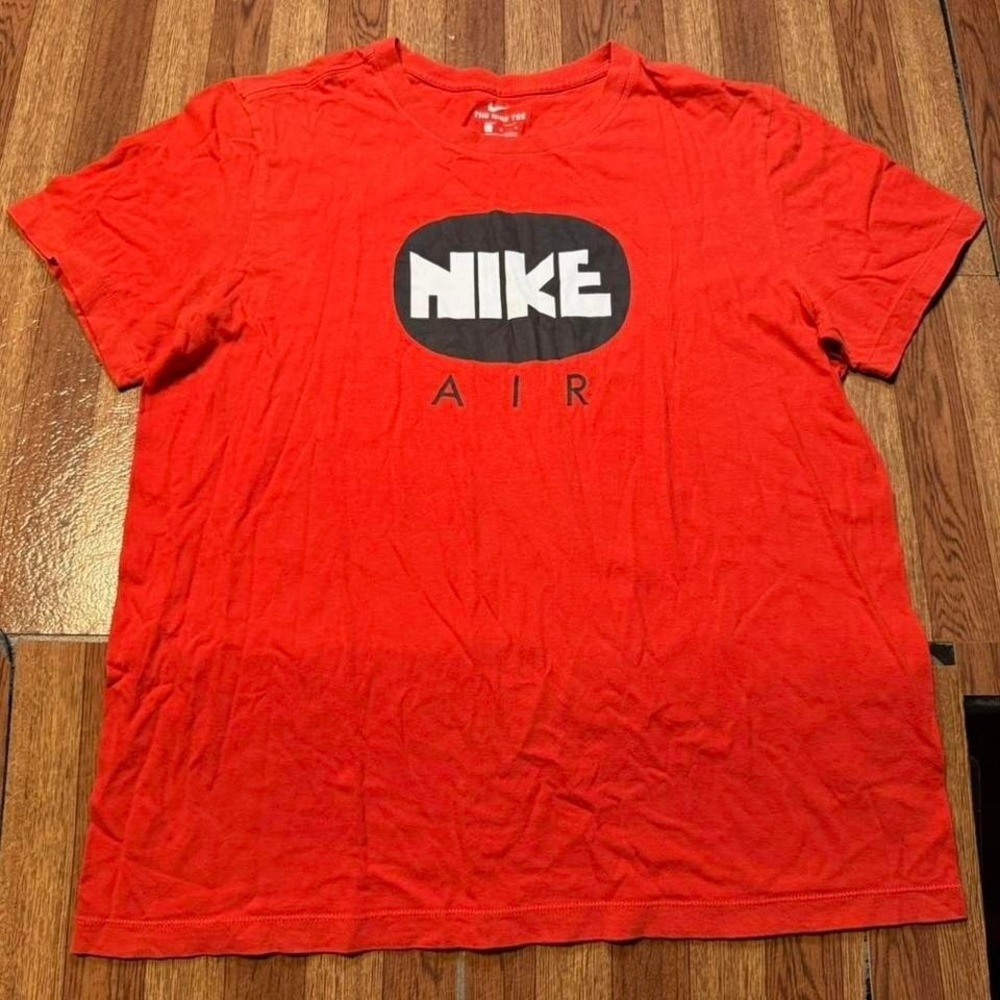 Nike Air Red Retro Tech Sportswear Graphic Train Shirt Large